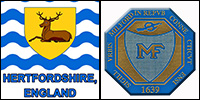 Deacon Richard Miles II & Catherine Elithorpe - Milford Seal - Hertfordshire Flag