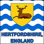 Flag of Hertfordshire, England